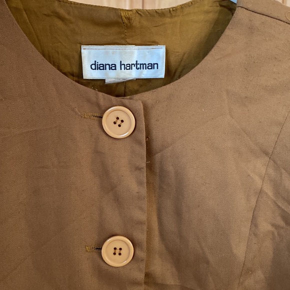 Diana Hartman Blazer top Mustard yellow - Picture 7 of 10